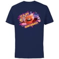 thumbnail image 1 of Disney and Pixar’s Turning Red It’s My Birthday Panda Mei - Short Sleeve Cotton T-Shirt for Adults - Customized-Navy, 1 of 5