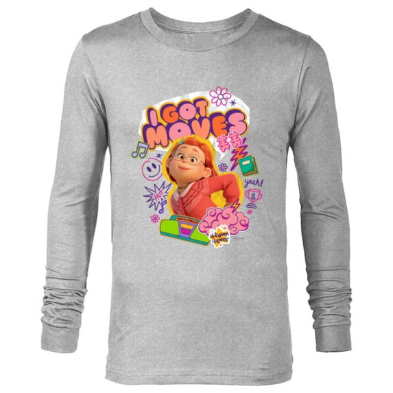 Disney and Pixar’s Turning Red Mei I Got Moves - Long Sleeve T-Shirt for Men - Customized-Athletic Heather
