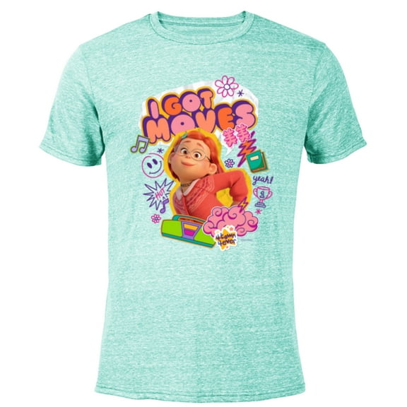 Disney and Pixar’s Turning Red Mei I Got Moves - Short Sleeve Blended T-Shirt for Adults - Customized-Ocean Blue