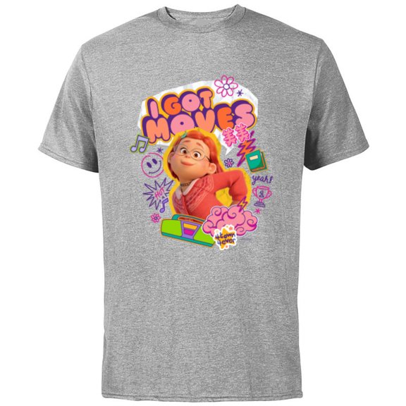 Disney and Pixar’s Turning Red Mei I Got Moves - Short Sleeve Cotton T-Shirt for Adults - Customized-Athletic Heather