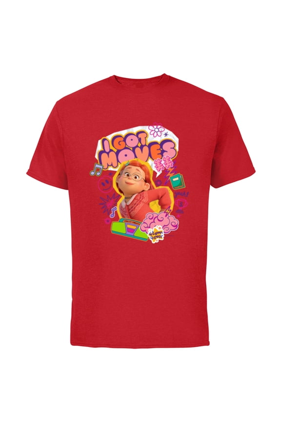 Disney and Pixar’s Turning Red Mei I Got Moves - Short Sleeve Cotton T-Shirt for Adults - Customized-Red