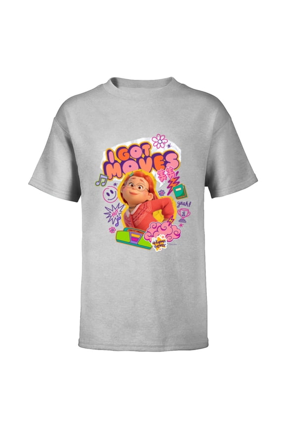 Disney and Pixar’s Turning Red Mei I Got Moves - Short Sleeve T-Shirt for Kids - Customized-Athletic Heather