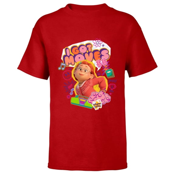 Disney and Pixar’s Turning Red Mei I Got Moves - Short Sleeve T-Shirt for Kids - Customized-Red