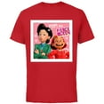 thumbnail image 1 of Disney and Pixar’s Turning Red Mei Ming Mom the Fierce Queen - Short Sleeve Cotton T-Shirt for Adults - Customized-Red, 1 of 5