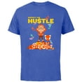 thumbnail image 1 of Disney and Pixar’s Turning Red Mei Respect the Hustle - Short Sleeve Cotton T-Shirt for Adults - Customized-Royal Heather, 1 of 5