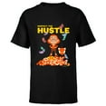 thumbnail image 1 of Disney and Pixar’s Turning Red Mei Respect the Hustle - Short Sleeve T-Shirt for Kids - Customized-Black, 1 of 5