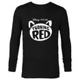 thumbnail image 1 of Disney and Pixar’s Turning Red Movie Logo - Long Sleeve T-Shirt for Men - Customized-Black, 1 of 5