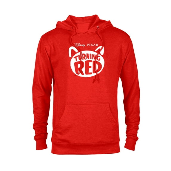 Disney and Pixar’s Turning Red Movie Logo - Pullover Hoodie for Adults - Customized-Red Heather