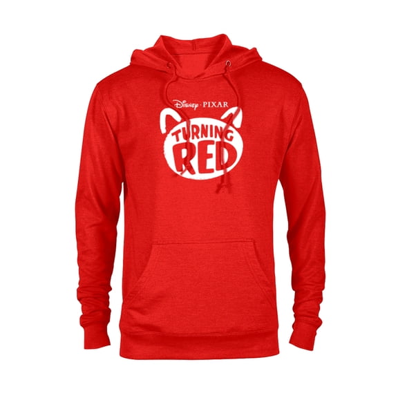Disney and Pixar’s Turning Red Movie Logo - Pullover Hoodie for Adults - Customized-Red Heather