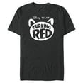 thumbnail image 1 of Disney and Pixar’s Turning Red Movie Logo - Short Sleeve Blended T-Shirt for Adults - Customized-Graphite Snow Heather, 1 of 5