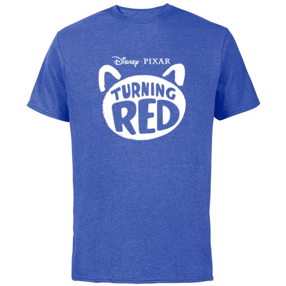 Disney and Pixar’s Turning Red Movie Logo - Short Sleeve Cotton T-Shirt for Adults - Customized-Royal Heather