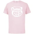 thumbnail image 1 of Disney and Pixar’s Turning Red Movie Logo - Short Sleeve Cotton T-Shirt for Adults - Customized-Soft Pink, 1 of 5