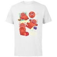 thumbnail image 1 of Disney and Pixar’s Turning Red Panda Mei Cute 4*Town 4Ever - Short Sleeve Cotton T-Shirt for Adults - Customized-White, 1 of 5