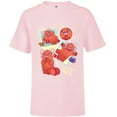 thumbnail image 1 of Disney and Pixar’s Turning Red Panda Mei Cute 4*Town 4Ever - Short Sleeve T-Shirt for Kids - Customized-Soft Pink, 1 of 5