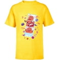 thumbnail image 1 of Disney and Pixar’s Turning Red Panda Mei Cute Photo Strip - Short Sleeve T-Shirt for Kids - Customized-Yellow, 1 of 5