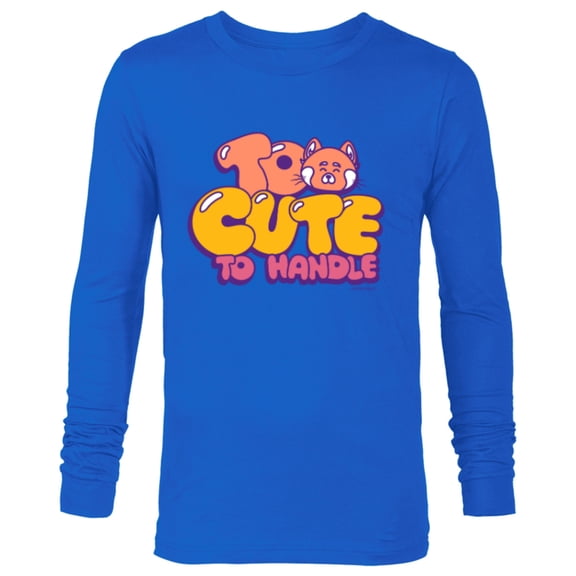 Disney and Pixar’s Turning Red Panda Mei Too Cute To Handle - Long Sleeve T-Shirt for Men - Customized-Royal