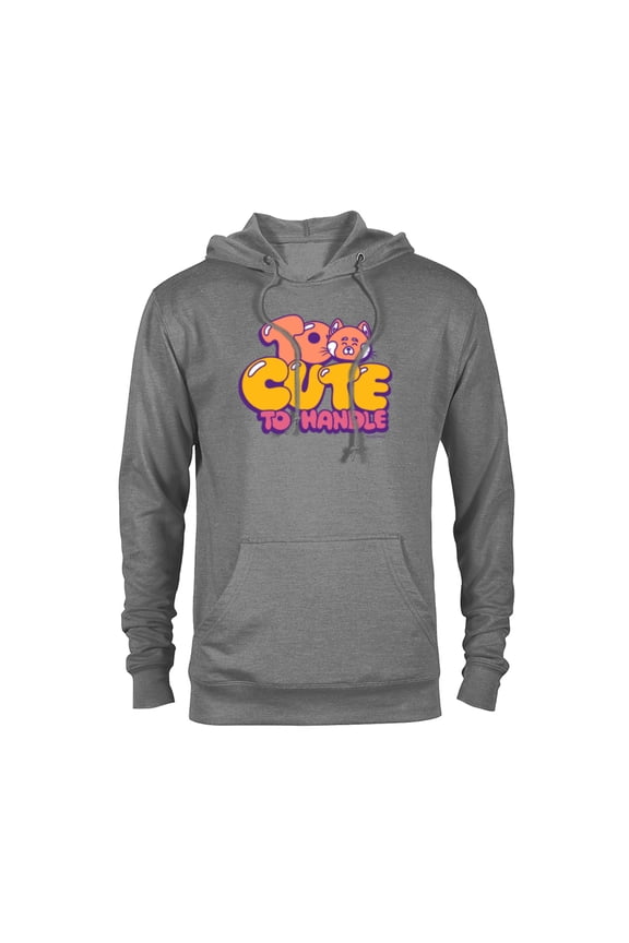 Disney and Pixar’s Turning Red Panda Mei Too Cute To Handle - Pullover Hoodie for Adults - Customized-Graphite Heather