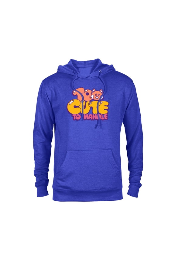 Disney and Pixar’s Turning Red Panda Mei Too Cute To Handle - Pullover Hoodie for Adults - Customized-Royal Heather