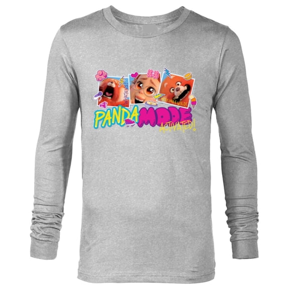 Disney and Pixar’s Turning Red Panda Mode Activated - Long Sleeve T-Shirt for Men - Customized-Athletic Heather