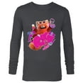 thumbnail image 1 of Disney and Pixar’s Turning Red RPG Cute Panda - Long Sleeve T-Shirt for Men - Customized-Charcoal Heather, 1 of 5