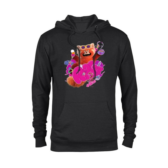 Disney and Pixar’s Turning Red RPG Cute Panda - Pullover Hoodie for Adults - Customized-Black