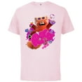 thumbnail image 1 of Disney and Pixar’s Turning Red RPG Cute Panda - Short Sleeve Cotton T-Shirt for Adults - Customized-Soft Pink, 1 of 5