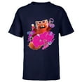 thumbnail image 1 of Disney and Pixar’s Turning Red RPG Cute Panda - Short Sleeve T-Shirt for Kids - Customized-Navy, 1 of 5