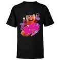 thumbnail image 1 of Disney and Pixar’s Turning Red RPG Cute Panda - Short Sleeve T-Shirt for Kids - Customized-Black, 1 of 5