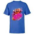 thumbnail image 1 of Disney and Pixar’s Turning Red RPG Cute Panda - Short Sleeve T-Shirt for Kids - Customized-Royal, 1 of 5