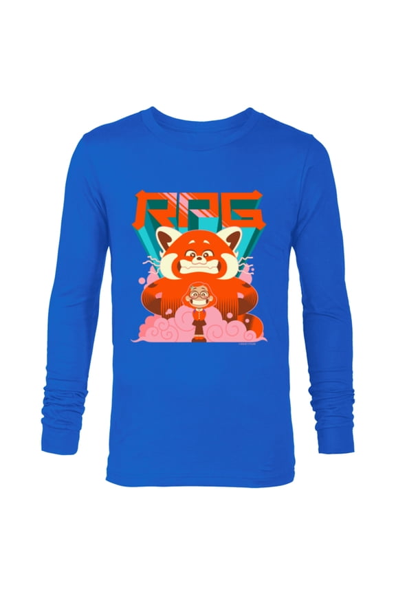 Disney and Pixar’s Turning Red RPG Red Panda Girl Mei - Long Sleeve T-Shirt for Men - Customized-Royal
