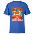 thumbnail image 1 of Disney and Pixar’s Turning Red RPG Red Panda Girl Mei - Short Sleeve T-Shirt for Kids - Customized-Royal, 1 of 5