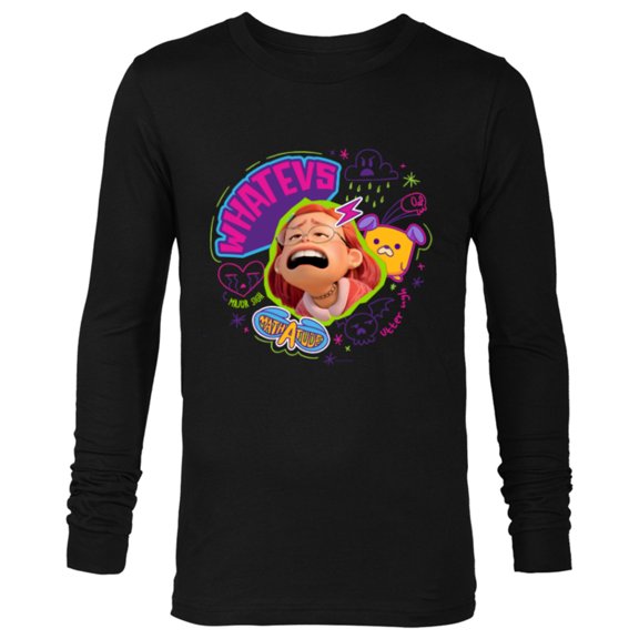 Disney and Pixar’s Turning Red Sad Mei Whatevs - Long Sleeve T-Shirt for Men - Customized-Black