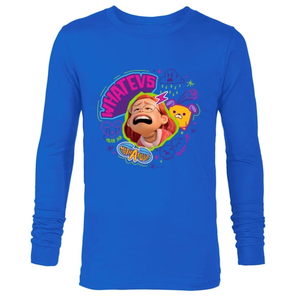 Disney and Pixar’s Turning Red Sad Mei Whatevs - Long Sleeve T-Shirt for Men - Customized-Royal