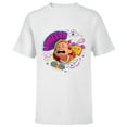 thumbnail image 1 of Disney and Pixar’s Turning Red Sad Mei Whatevs - Short Sleeve T-Shirt for Kids - Customized-White, 1 of 5
