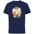 thumbnail image 1 of Disney and Pixar’s Up Best Day Trip My Family Vacation - Short Sleeve Cotton T-Shirt for Adults - Customized-Navy, 1 of 5