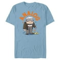 thumbnail image 1 of Disney and Pixar’s Up Carl Analog - Short Sleeve Blended T-Shirt for Adults - Customized-Ocean Blue, 1 of 5