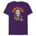 thumbnail image 1 of Disney and Pixar’s Up Carl Analog - Short Sleeve Blended T-Shirt for Adults - Customized-Purple, 1 of 5