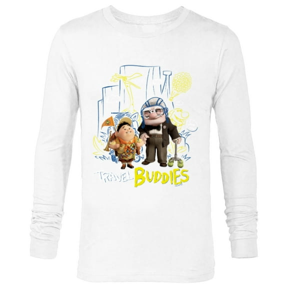 Disney and Pixar’s Up Carl Russell Kevin Dug Travel Buddies - Long Sleeve T-Shirt for Men - Customized-White