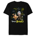 thumbnail image 1 of Disney and Pixar’s Up Carl Russell Kevin Dug Travel Buddies - Short Sleeve Blended T-Shirt for Adults - Customized-Black, 1 of 5