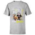 thumbnail image 1 of Disney and Pixar’s Up Carl Russell Kevin Dug Travel Buddies - Short Sleeve T-Shirt for Kids - Customized-Athletic Heather, 1 of 5