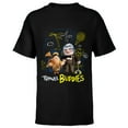 thumbnail image 1 of Disney and Pixar’s Up Carl Russell Kevin Dug Travel Buddies - Short Sleeve T-Shirt for Kids - Customized-Black, 1 of 5