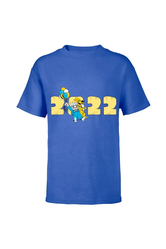 Disney and Pixar’s Up Carl and Dug 2022 - Short Sleeve T-Shirt for Kids – Customized-Royal