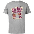 thumbnail image 1 of Disney and Pixar’s Up Carl and Ellie The Sky’s the Limit - Short Sleeve Cotton T-Shirt for Adults - Customized-Athletic Heather, 1 of 5