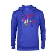 thumbnail image 1 of Disney and Pixar’s Up Carl and Ellie Valentine Voyage - Pullover Hoodie for Adults - Customized-Royal Heather, 1 of 5