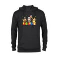 thumbnail image 1 of Disney and Pixar’s Up Christmas Holiday Jolly Nutcrackers - Pullover Hoodie for Adults - Customized-Black, 1 of 5