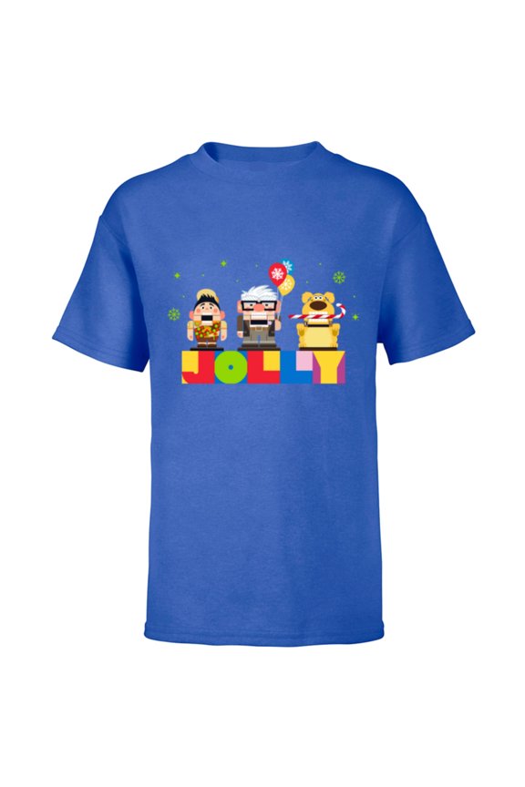 Disney and Pixar’s Up Christmas Holiday Jolly Nutcrackers - Short Sleeve T-Shirt for Kids - Customized-Royal