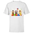 thumbnail image 1 of Disney and Pixar’s Up Christmas Holiday Jolly Nutcrackers - Short Sleeve T-Shirt for Kids - Customized-White, 1 of 5
