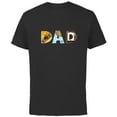 thumbnail image 1 of Disney and Pixar’s Up Dad Father’s Day Birthday Father - Short Sleeve Cotton T-Shirt for Adults - Customized-Black, 1 of 5