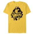 thumbnail image 1 of Disney and Pixar’s Up Dug Abstract Halftone - Short Sleeve Blended T-Shirt for Adults - Customized-Yellow, 1 of 5