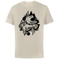 thumbnail image 1 of Disney and Pixar’s Up Dug Abstract Halftone - Short Sleeve Cotton T-Shirt for Adults - Customized-Natural, 1 of 5